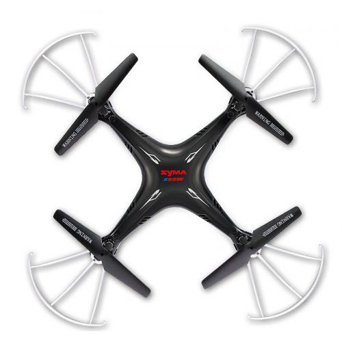  Patten Syma X5SW-V3 FPV 2.4Ghz 4CH 6-Axis Gyro RC Quadcopter UFO Headless Mode with HD Camera Support IOS Android RTF (Black)