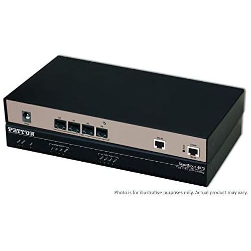  Patton Electronics - SN49701E24VEUI - 1 T1E1 PRI VoIP Gateway, 1x GigEthernet, 24 VoIP channels; upgradeable to 30, Extern