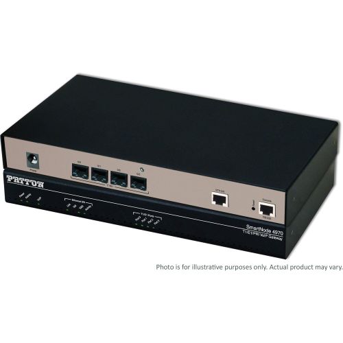  Patton Electronics - SN49701E24VEUI - 1 T1E1 PRI VoIP Gateway, 1x GigEthernet, 24 VoIP channels; upgradeable to 30, Extern