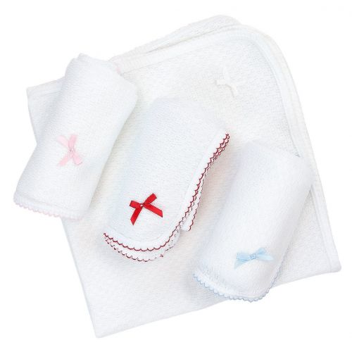 Paty Knit Swaddle Blanket (White)