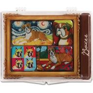 Pavilion Gift Company 12012 Paw Palettes 6-Piece Mini Masterpiece Magnet Set, 4 by 3-1/2-Inch, Boxer