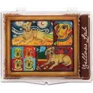 Pavilion Gift Company 12002 Paw Palettes 6-Piece Mini Masterpiece Magnet Set, 4 by 3-1/2-Inch, Yellow Lab