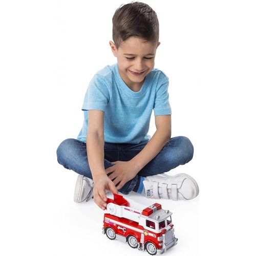  Paw Patrol Ultimate Rescue - Marshall's Ultimate Rescue Fire Truck with Moving Ladder and Flip-Open Front Cab, Ages 3 and Up