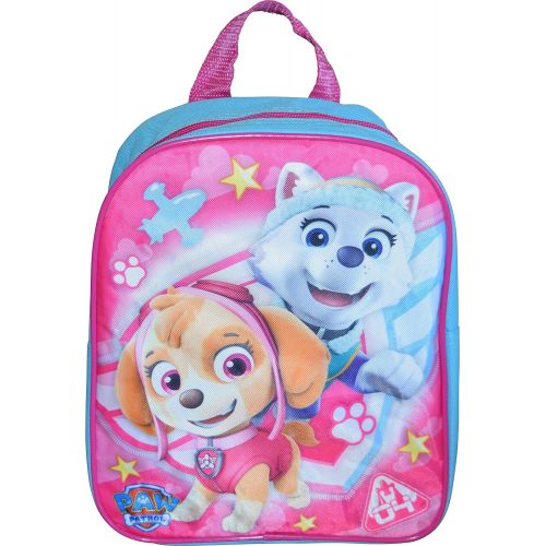  Nickelodeon Paw Patrol Girl 10 Mini Backpack, Pink-Purple-Blue, Size Small