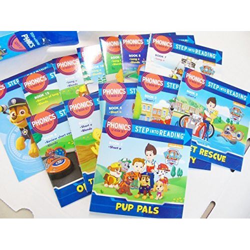  Paw Patrol 12 in a Box 12 Book Set Learn to Read Phonics Age 3 - 7 Years