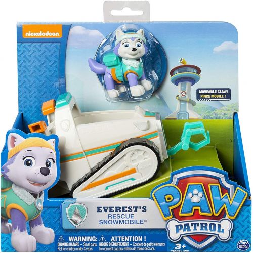  [아마존핫딜][아마존 핫딜] Paw Patrol Everests Rescue Snowmobile & Paw Patrol, Jungle Rescue, Tracker’s Jungle Cruiser, Vehicle & Figure Includes Blizy Pen