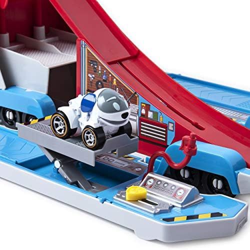  [아마존베스트]Paw Patrol, Launch’N Haul Paw Patroller, Transforming 2-in-1 Track Set for True Metal Die-Cast Vehicles