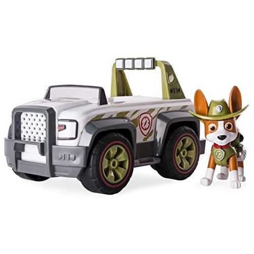  [아마존베스트]Paw Patrol, Jungle Rescue, Tracker’s Jungle Cruiser, Vehicle & Figure