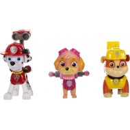 Paw Patrol Action Pack Pups 3pk Figure Set Marshal, Skye, Rubble