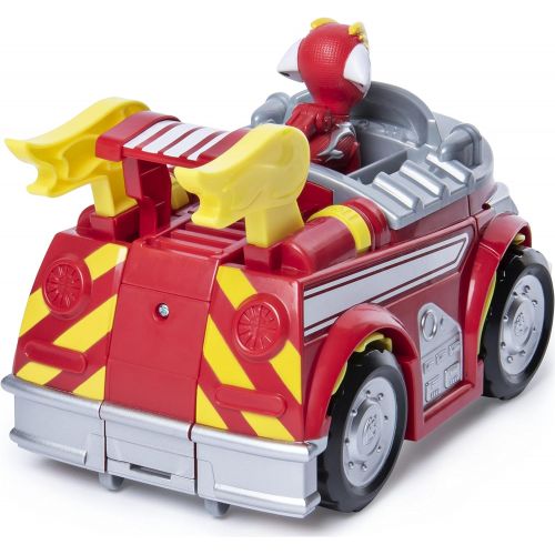  Paw Patrol, Mighty Pups Super Paws Marshall’s Powered Up Fire Truck Transforming Vehicle