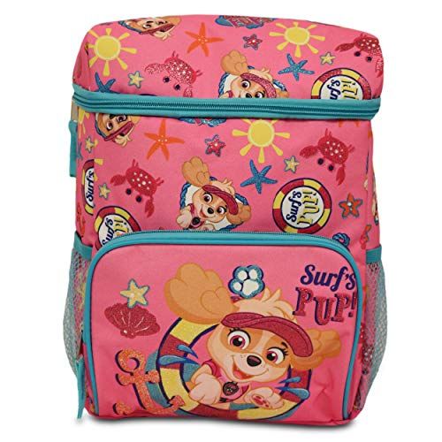  Paw Patrol Insulated Cooler Backpacks, Two Mesh Pockets, Adjustable Straps