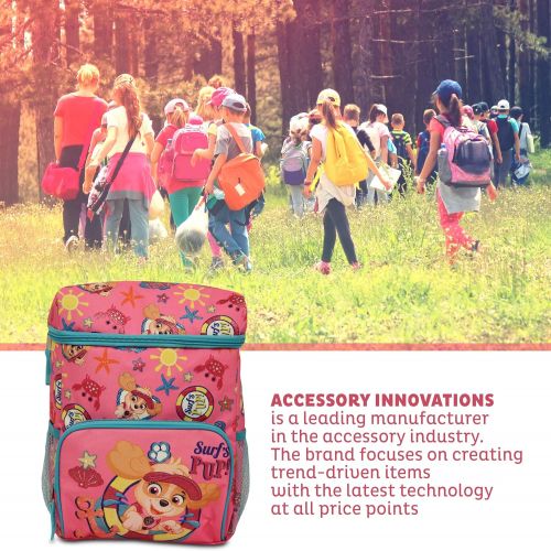  Paw Patrol Insulated Cooler Backpacks, Two Mesh Pockets, Adjustable Straps
