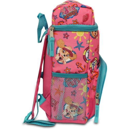  Paw Patrol Insulated Cooler Backpacks, Two Mesh Pockets, Adjustable Straps