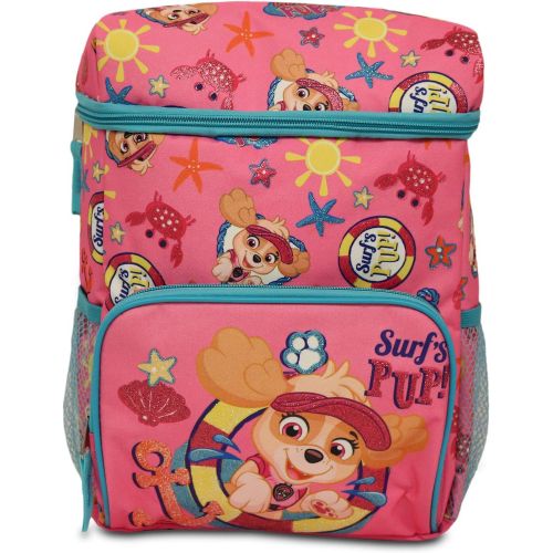  Paw Patrol Insulated Cooler Backpacks, Two Mesh Pockets, Adjustable Straps