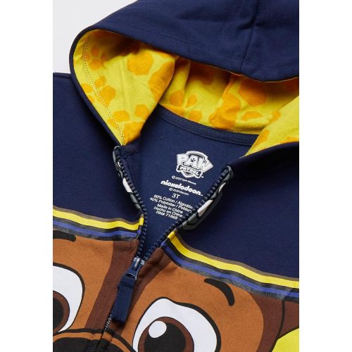  PAW Patrol Boys Toddler Character Big Face Zip up Hoodies