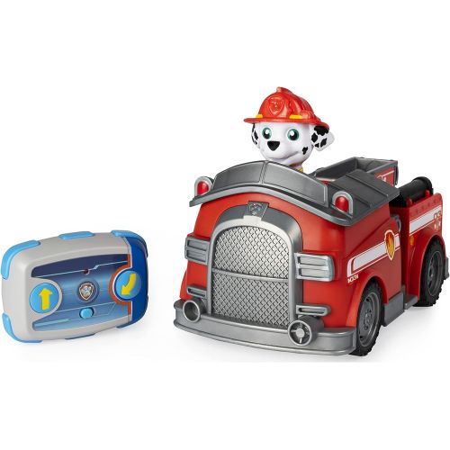  [아마존베스트]PAW Patrol, Marshall Remote Control Fire Truck with 2-Way Steering, for Kids Aged 3 and Up