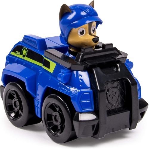  Paw Patrol Racers 3-Pack Vehicle Set, Rescue Marshall, Spy Chase, and Skye