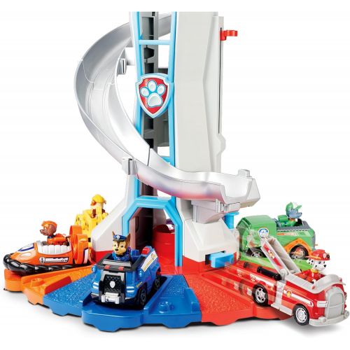  Nickelodeon PAW Patrol My Size Lookout Tower with Exclusive Vehicle, Rotating Periscope & Lights & Sounds