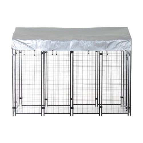  PawHut Outdoor Covered Dog Box Kennel