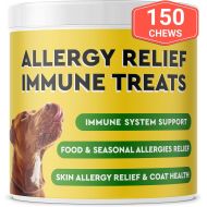 [아마존 핫딜] Pawfectchow Allergy Relief for Dogs - Immunity Supplement with Omega 3 Salmon Fish Oil, Colostrum, Digestive Prebiotics & Probiotics - Anti Itch & Skin Hot Spots - Seasonal and Food Allergies