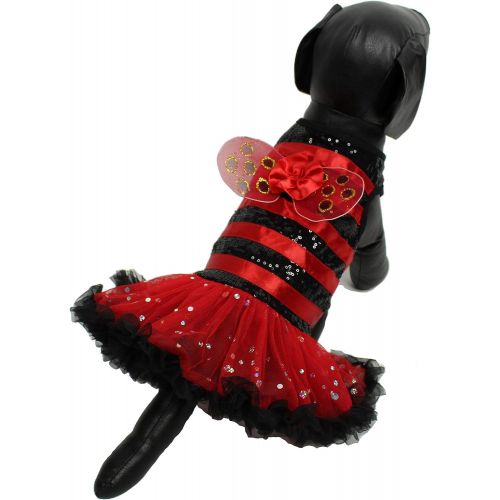  PAWPATU Ladybug Costume for Dogs