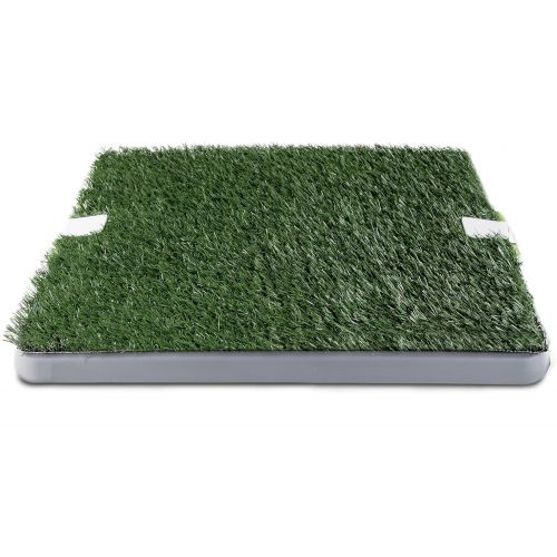  Paws & Pals Dog Grass Pee Pad Potty - Artificial Grass Patch for Dogs - Pet Litter Box Training Pads Best for Puppy Indoor Turf - Fresh Fake Porch Lawn Toilet Mat Bathroom Tray - Doggie Traine