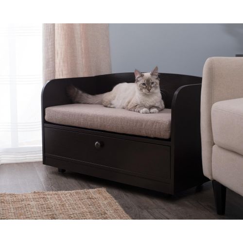  Paws & Purrs Pet Bed with Storage Drawer