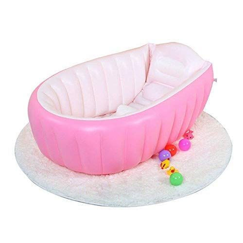  [아마존베스트]Baby Inflatable Bathtub, Pawsky Portable Infant Toddler Bathing Tub Non Slip Travel Bathtub Mini Air...