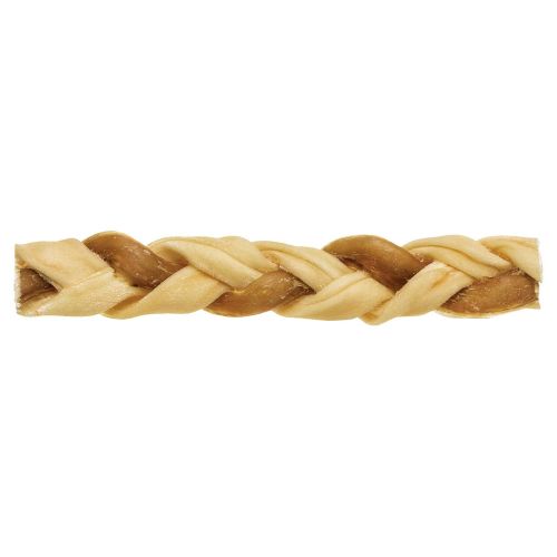  Pawstruck 7 Bully Stick Rawhide Braids for Dogs - Natural Bulk Dog Dental Treats & Healthy Chew Bones for Aggressive & Passive Chewers, Beef Best Low Odor Thick Pizzle Stix