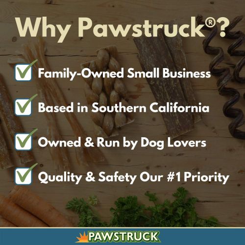  Pawstruck 7 Bully Stick Rawhide Braids for Dogs - Natural Bulk Dog Dental Treats & Healthy Chew Bones for Aggressive & Passive Chewers, Beef Best Low Odor Thick Pizzle Stix
