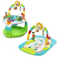 Pc2en Activity Gym and Saucer Bright Starts 2-in-1 Laugh and Lights Baby Musical