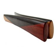 Pea Patch Minstrel-style Laminated “Tri-tone” Boxwood-Ebony-Padauk Bones (Narrow)