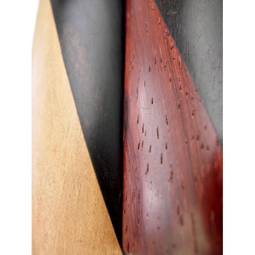  Pea Patch Minstrel-style Laminated “Tri-tone” Boxwood-Ebony-Padauk Bones (Narrow)