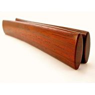 Pea Patch Minstrel-style Padauk Rhythm Bones, Wide