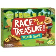 Peaceable Kingdom Race to the Treasure! Cooperative Path Building Game for 2 to 4 Kids Ages 5+