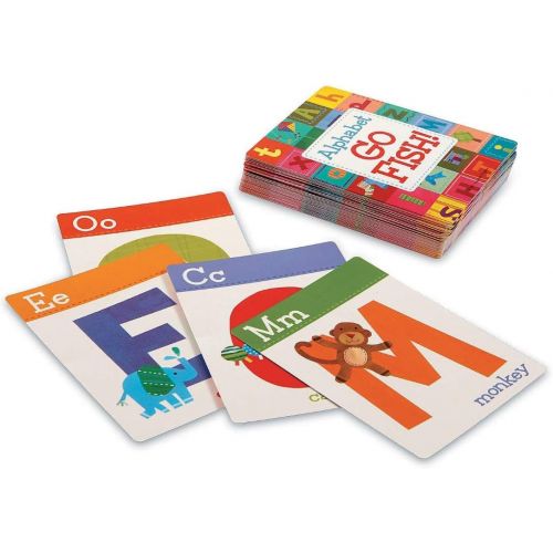  [아마존베스트]Peaceable Kingdom Alphabet Go Fish Letter Matching Card Game - 52 Cards with Box
