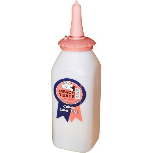  Peach Teats PT-NurserSet Nurser Calf Nipple Bottle, Pink