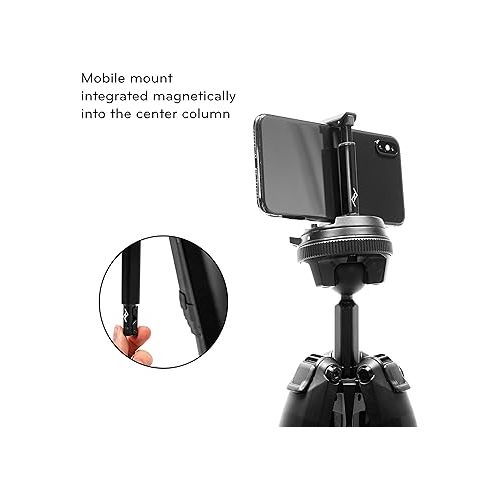  Peak Design Travel Tripod (Carbon Fiber) Ultra-Portable, Stable and Compact Professional Camera Tripod