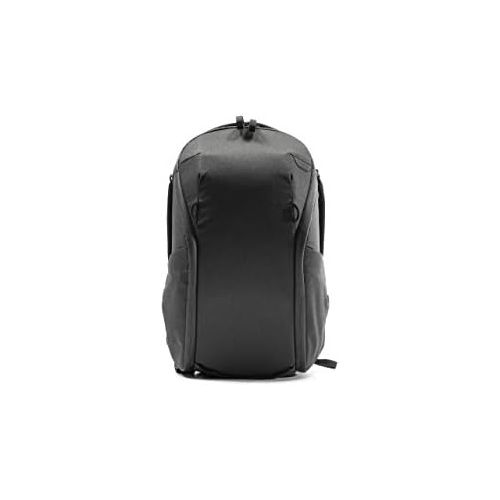  Peak Design Everyday Backpack Zip 15L Black, Carry-on Backpack with Laptop Sleeve (BEDBZ-15-BK-2)