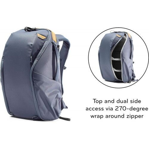  Visit the Peak Design Store Peak Design Everyday Backpack 20L Zip (Midnight Blue V2)
