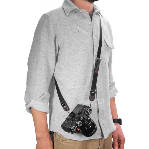  Visit the Peak Design Store Peak Design L-AS-3 Aluminium, Leather, Nylon Grey Shoulder Strap for Cameras