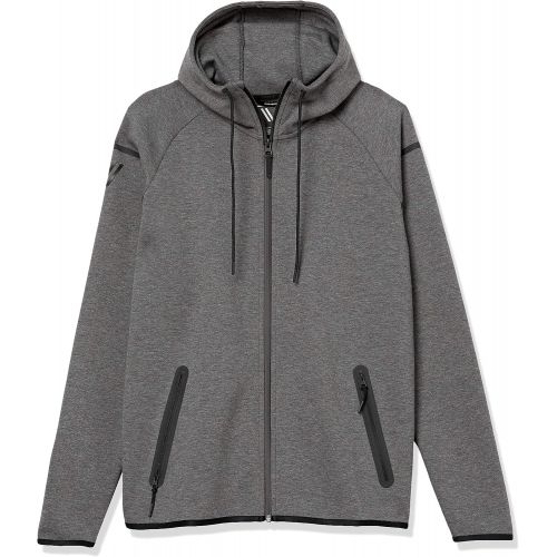  Amazon Brand - Peak Velocity Mens Metro Fleece Full-Zip Athletic-Fit Hoodie