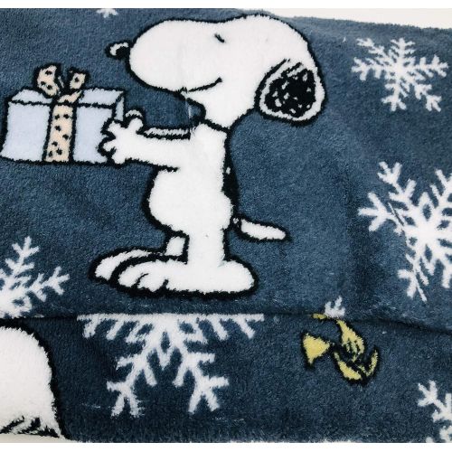  Peanuts Pea Snoopy and Woodstock Super Soft Travel Blanket