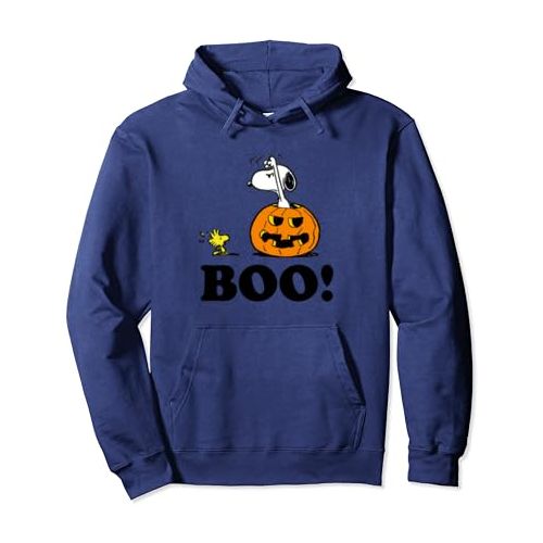  할로윈 용품Peanuts Halloween Snoopy Woodstock BOO! Pullover Hoodie