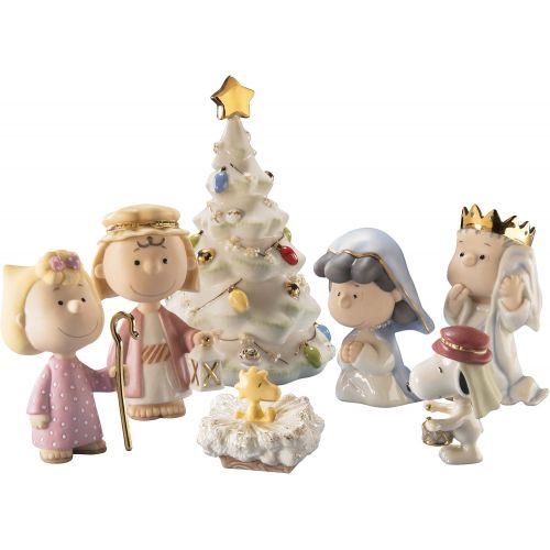  Peanuts 7 Piece Christmas Pageant Figurines