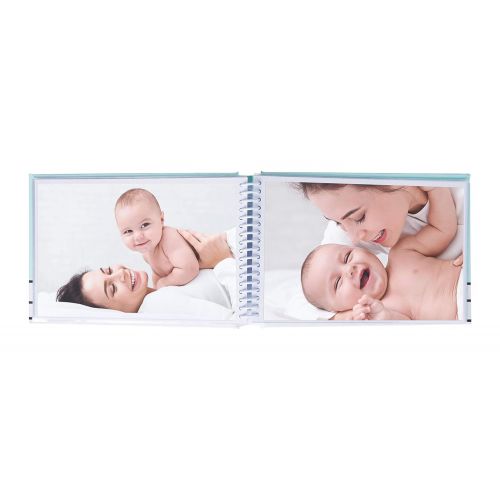  [아마존베스트]Pearhead Hello Handsome Brag Book, A Perfect Gift for Expecting Parents, or Addition to Baby Registry, Blue