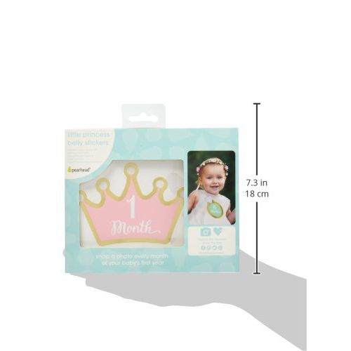  [아마존베스트]Pearhead Little Princess Babys First Year Belly Stickers