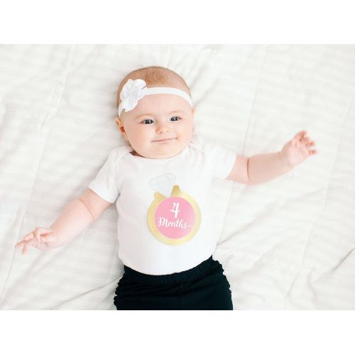  [아마존베스트]Pearhead Little Princess Babys First Year Belly Stickers