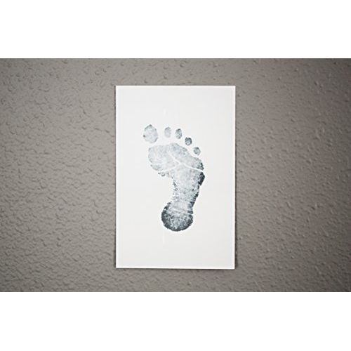  [아마존베스트]Pearhead Newborn Baby Handprint or Footprint “Clean-Touch” Ink Pad, Black