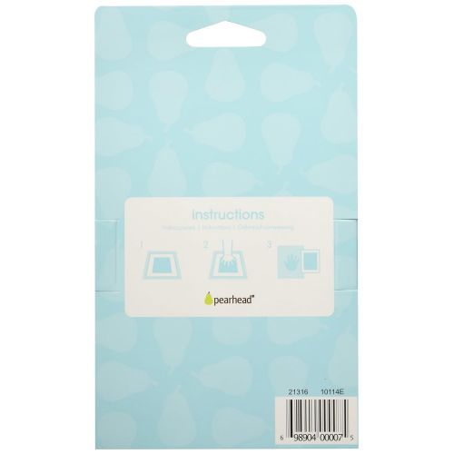  [아마존베스트]Pearhead Newborn Baby Handprint or Footprint “Clean-Touch” Ink Pad, Black